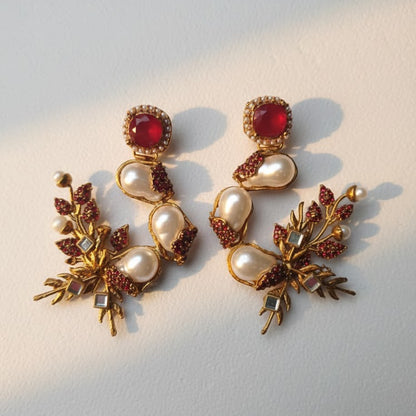 Pearl Shimmer Dangles