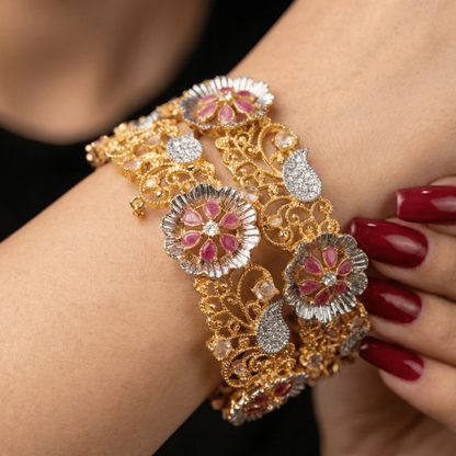 Royal Flora Gem Bangle