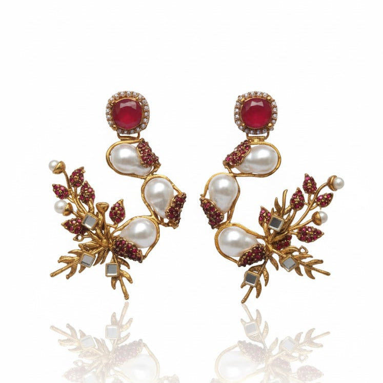 Pearl Shimmer Dangles