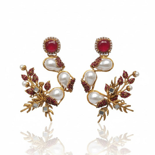 Pearl Shimmer Dangles