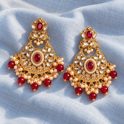 Mehr-e-Virasat Long Maala Necklace Set