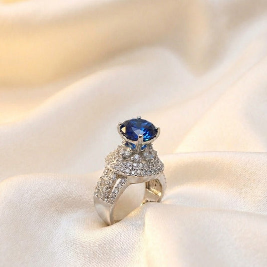 Moonstone Sterling Ring - 22K Gold Plated Ring