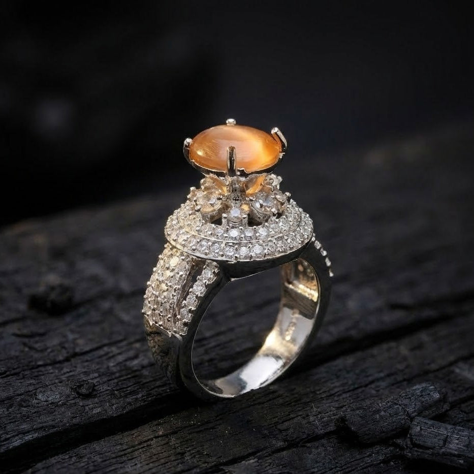 Moonstone Sterling Ring