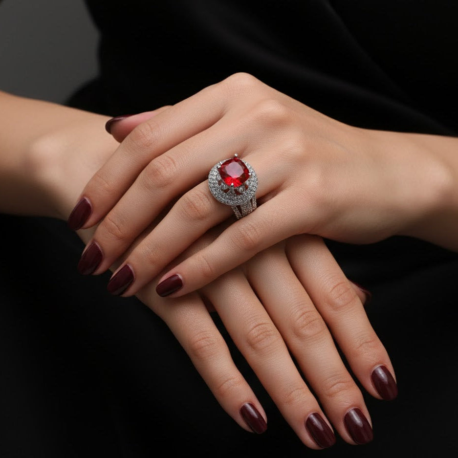 Moonstone Sterling Ring