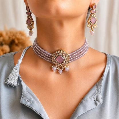 Egyptian Uncut Diamond Choker