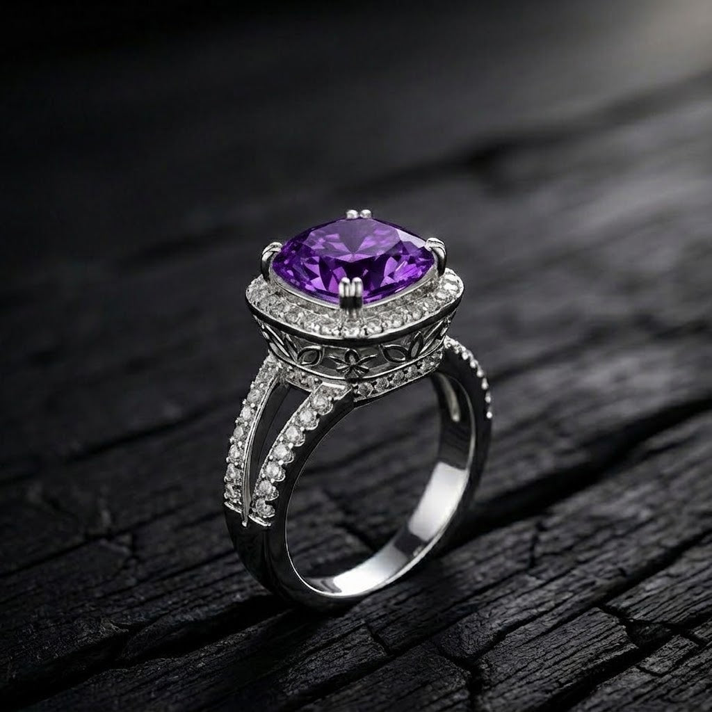 Delicate Sterling Ring With Silver Polish