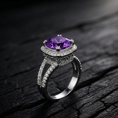 Delicate Sterling Ring With Silver Polish