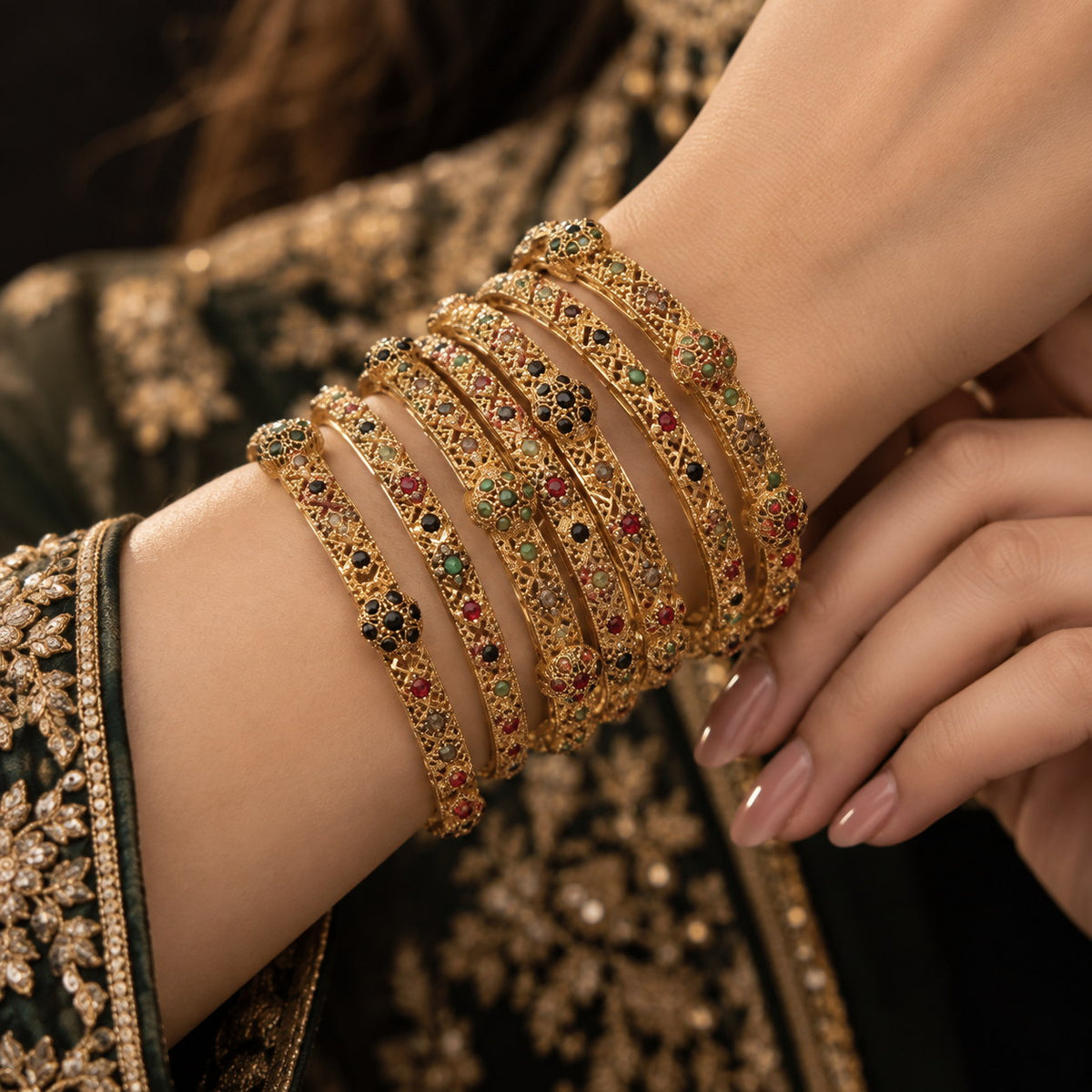 Shaan-e-Kangan 7-Piece Bangle Set