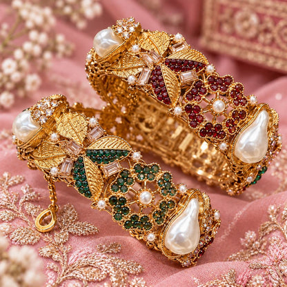 Luminous Pearl Openable Bangles | Size 2.6 Also Openable