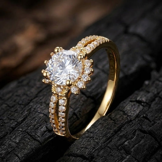 Cubic Zircon Ring