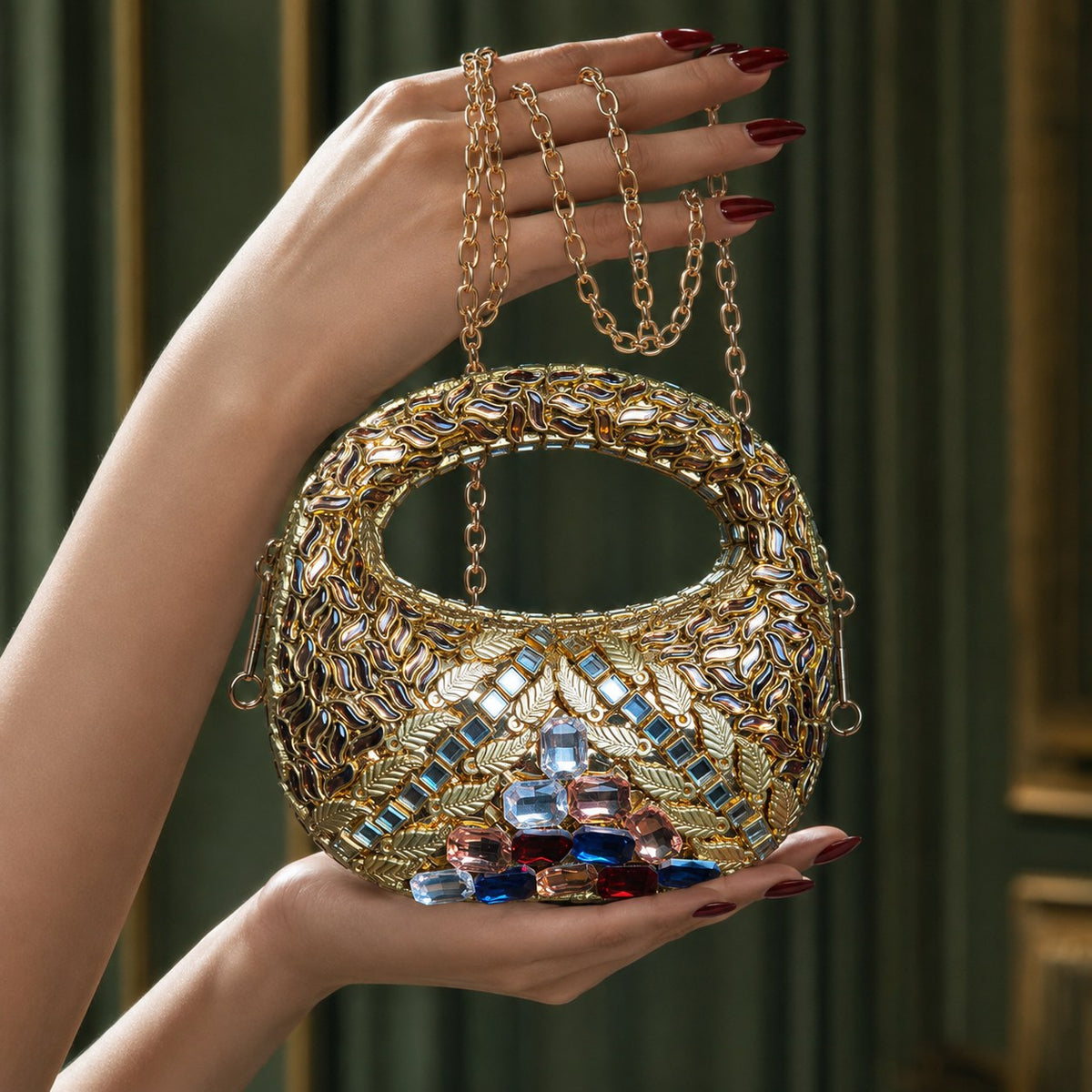 The Midnight Gala – Antique Handcrafted Evening Bag