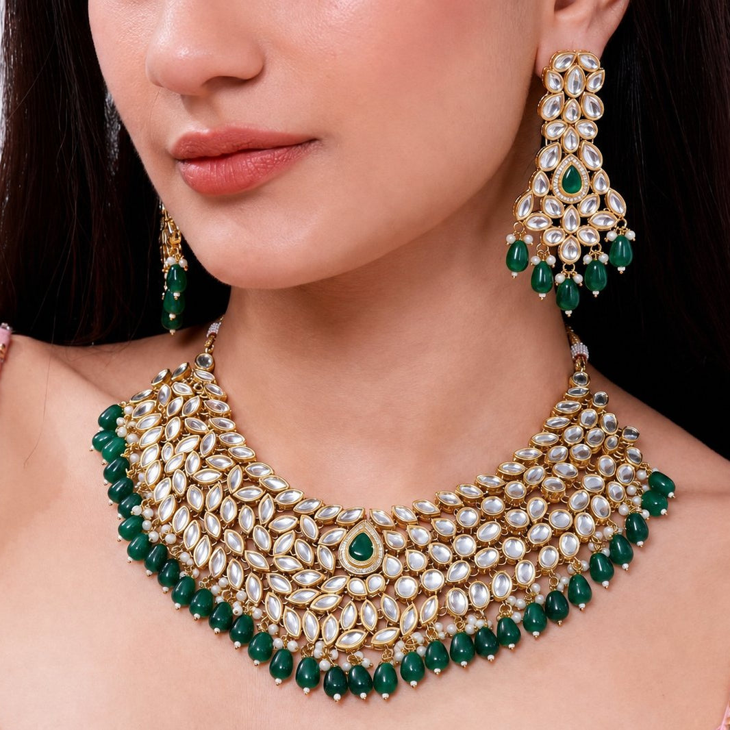 Noor-e-Farsh Kundan Bridal Set