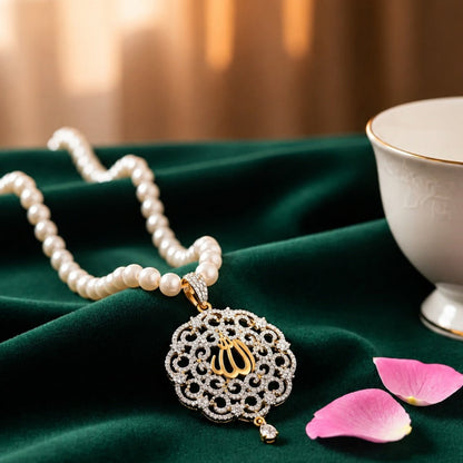 Noor-e-Dua Pearl Pendant Necklace