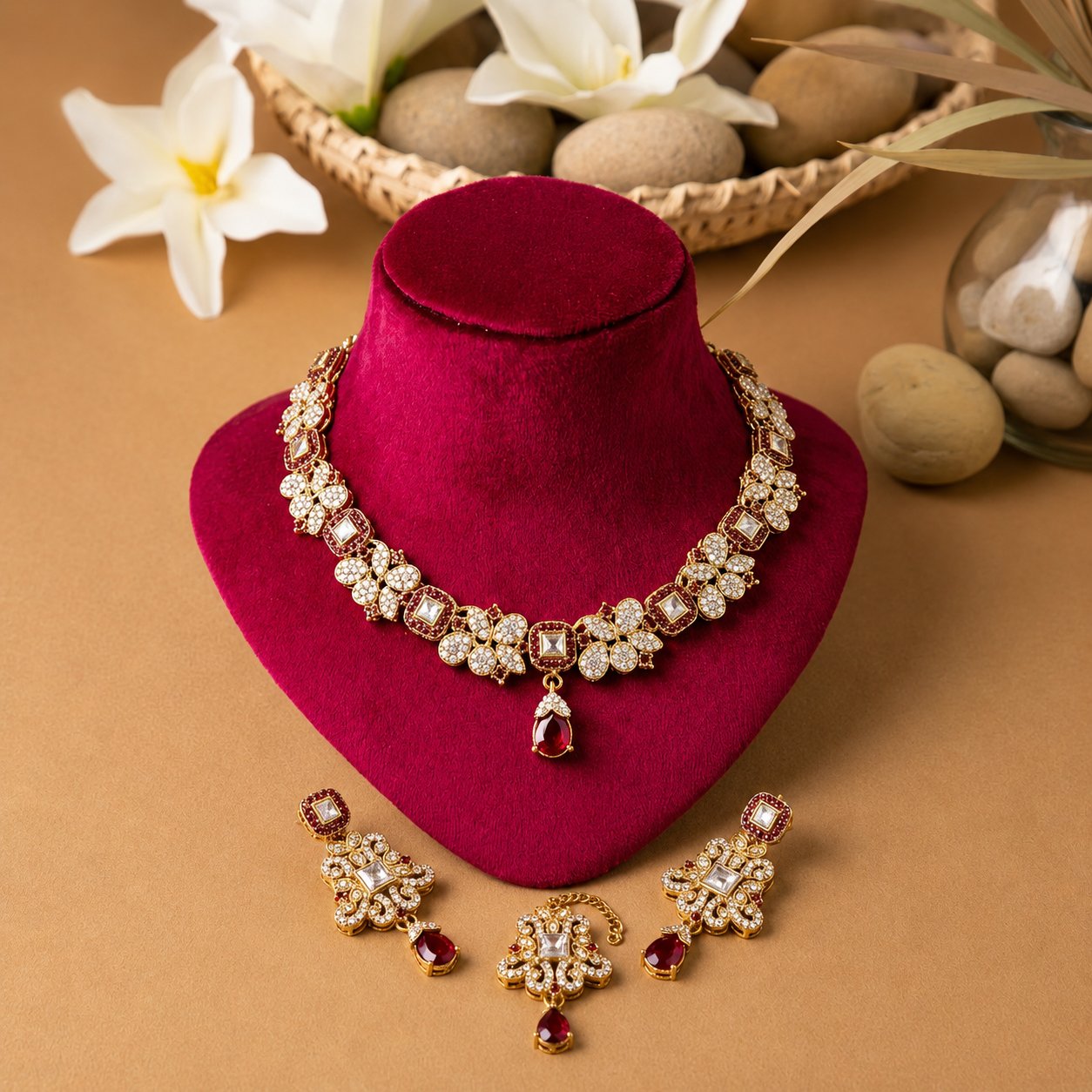 Mehreen Kundan Necklace Set