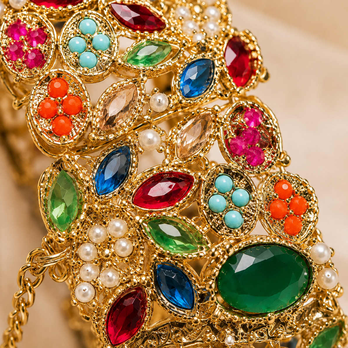 Gulbahar Naurattan Kangan Bangles