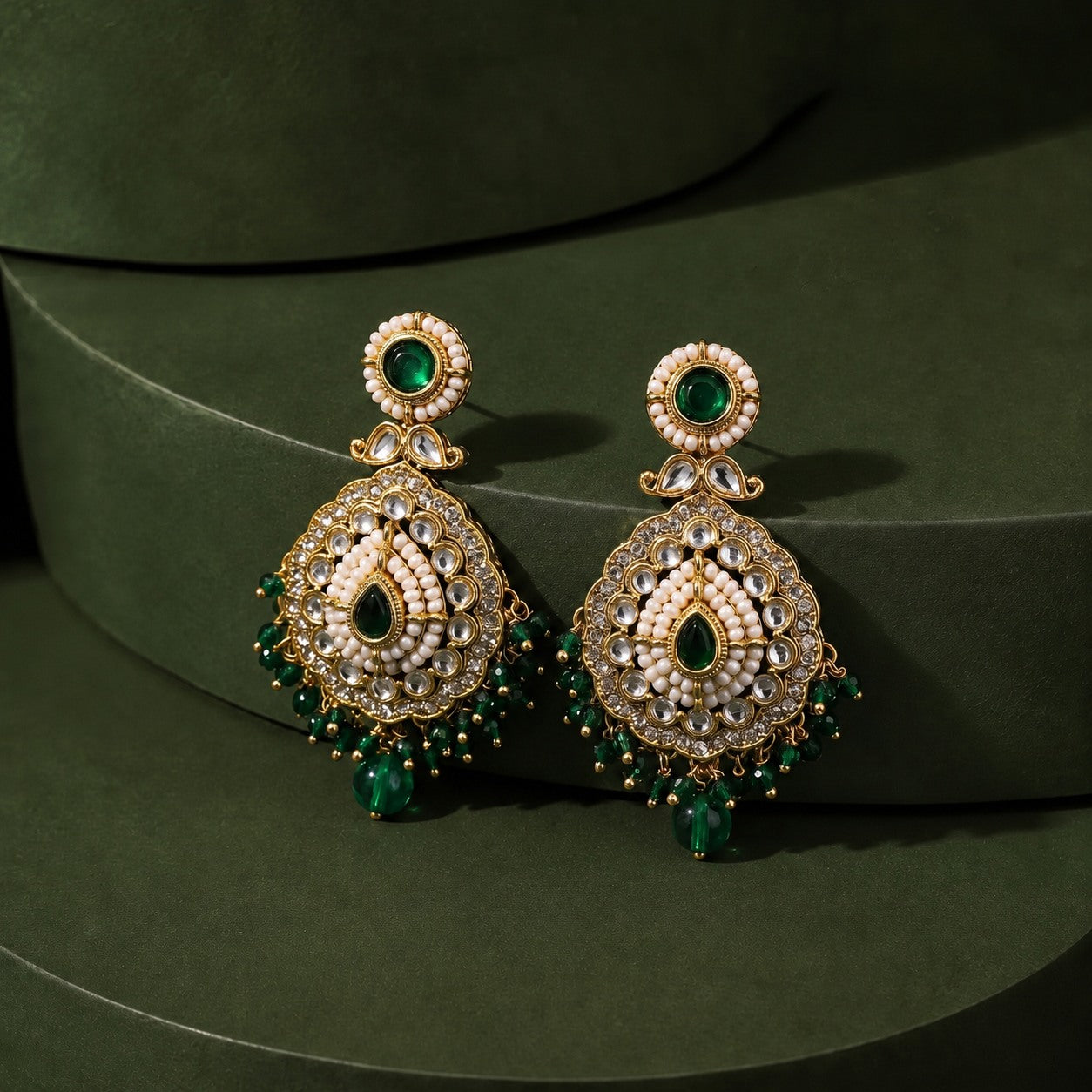 Kundan Bahar Earrings