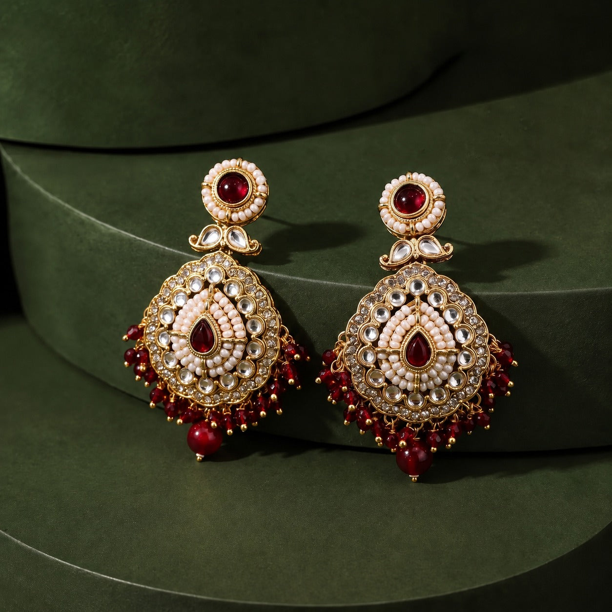 Kundan Bahar Earrings