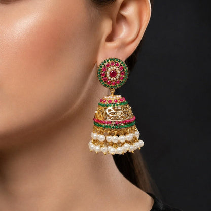 Shahi Pearl Jhumka