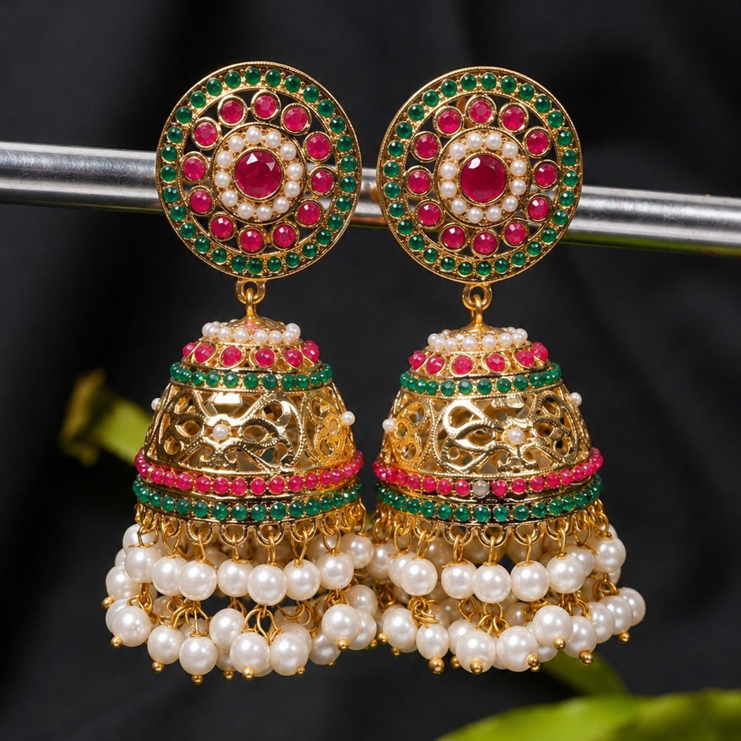 Shahi Pearl Jhumka