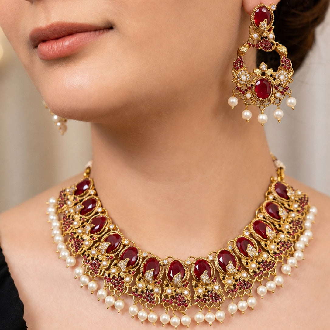 Shahi Mahal Necklace Set