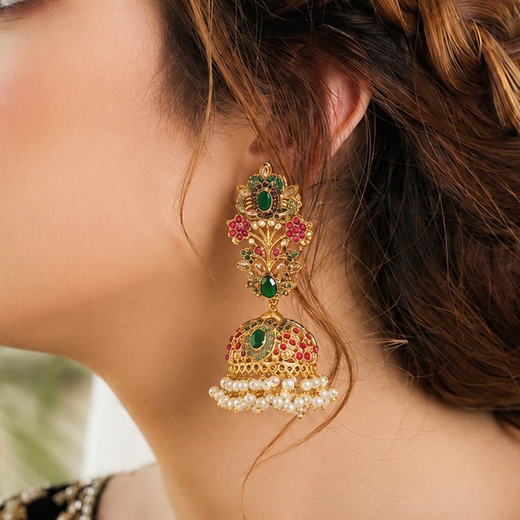 Royal Garden Jhumkas