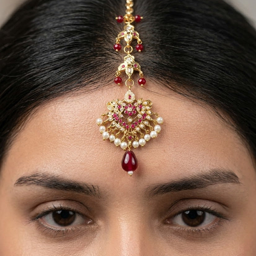 The Mehr Gul Sahara Earrings With Tika