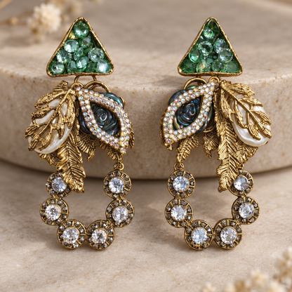 Waraq Drop Earrings