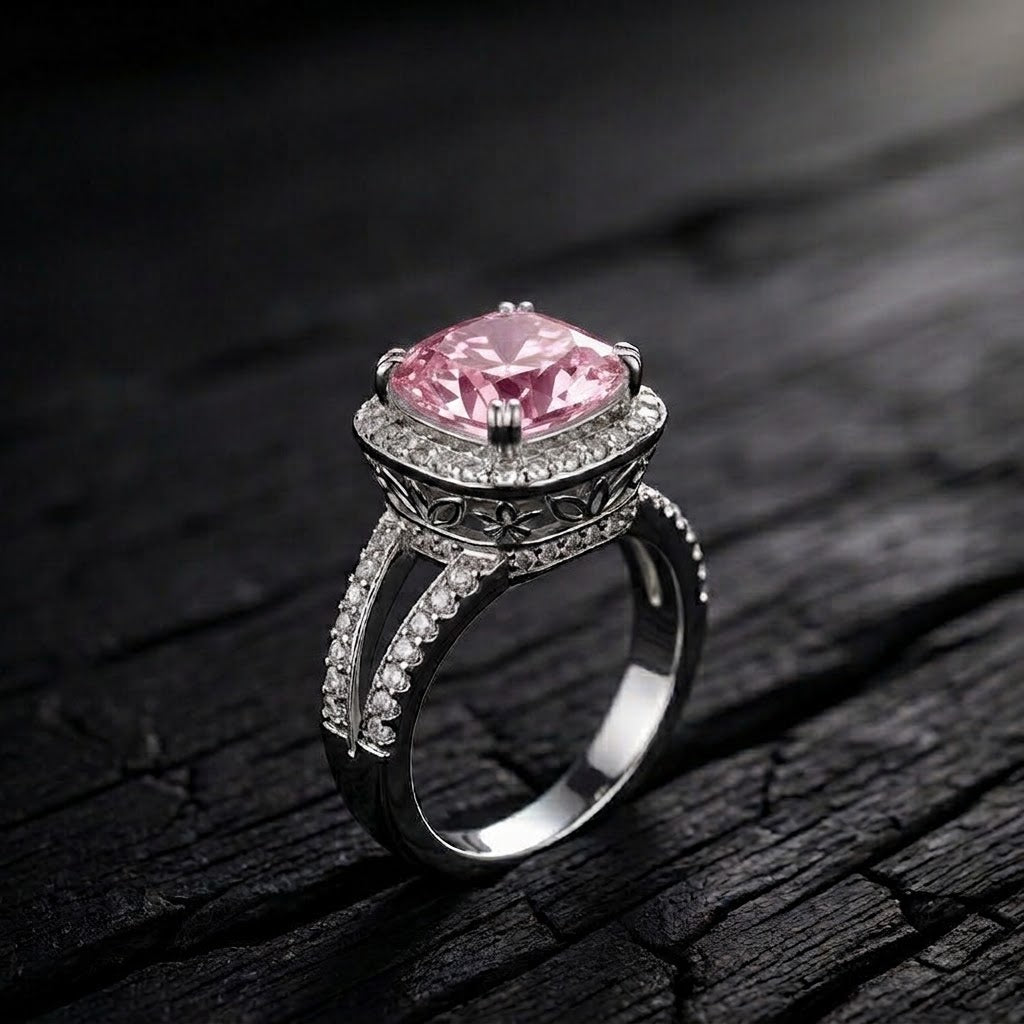 Delicate Sterling Ring With Silver Polish