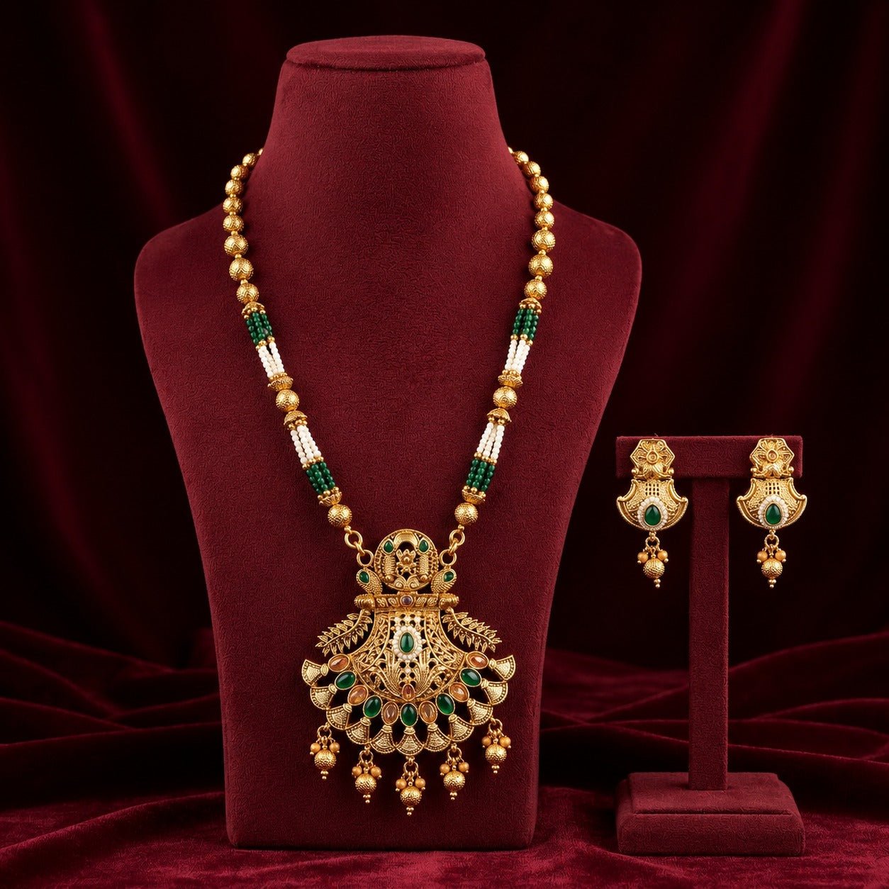 Mughal Grace Necklace Set