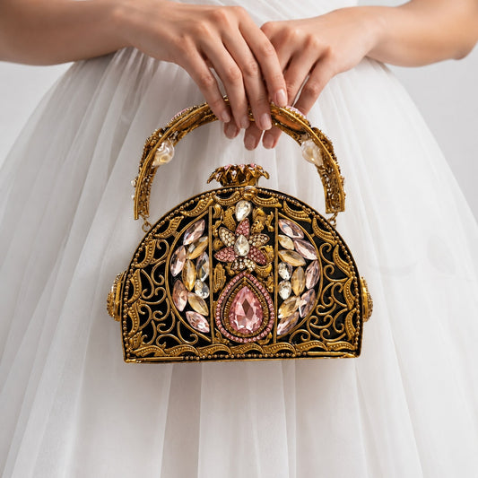 Regalia Prism – Bridal Evening Handle Clutch Bag
