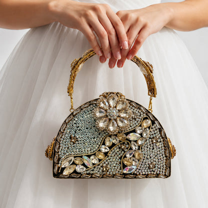 Regalia Prism – Bridal Evening Handle Clutch Bag