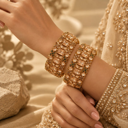 Mehrab-e-Zevar Openable Bangle Pair