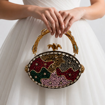 The Jaspar – Bridal Evening Handle Clutch Bag