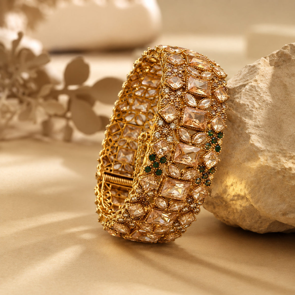 Mehrab-e-Zevar Openable Bangle Pair