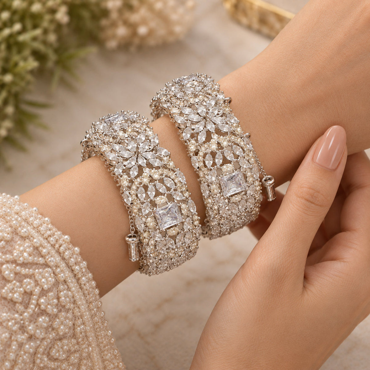 Mehr-e-Kangan Openable Bangle Pair