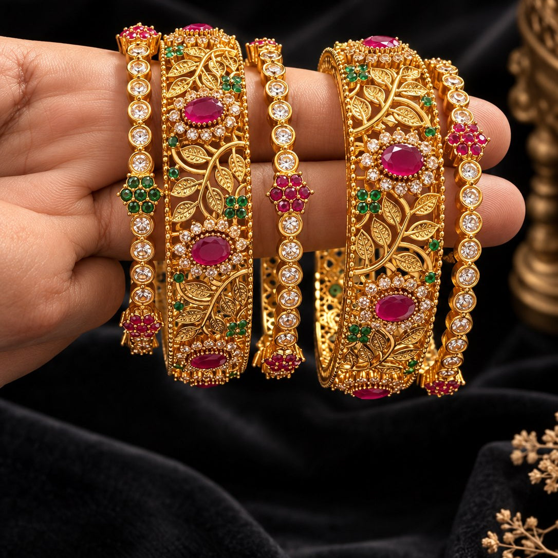 Noor-e-Zevar 5-Piece Bangle & Choori Set