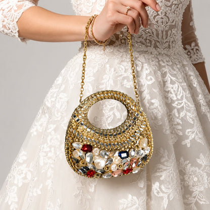 The Crown Jewel Box – Antique Handcrafted Evening Bag