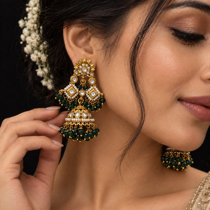 Bahar Kundan Earrings