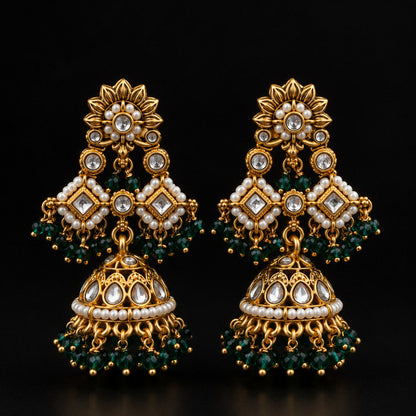Bahar Kundan Earrings