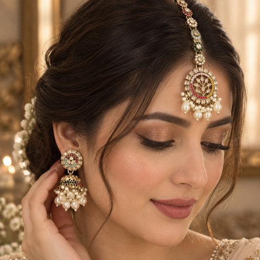 Earring Teeka Article Set – Regal Bridal Charm