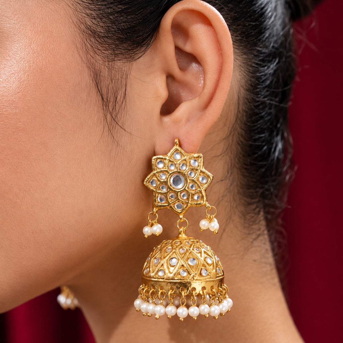 Mehrunisa Jhumka Earrings