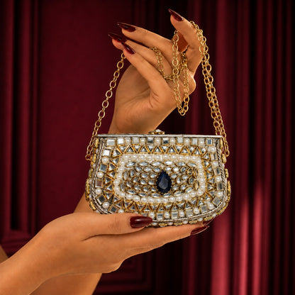 The Heirlooms – Bridal Evening Bag with Chain