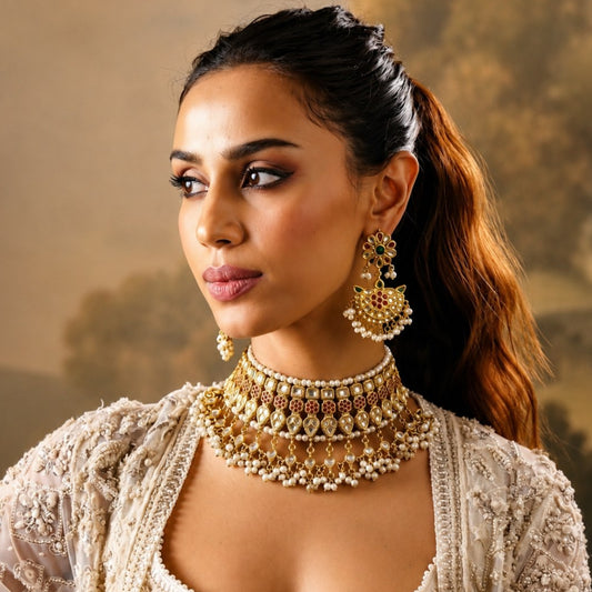 Stunning Laak Kundan Chokar Set
