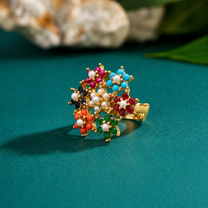 Zircoon Flower Ring - 01