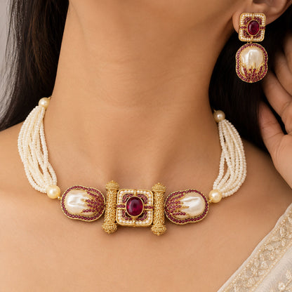 Zevar-e-Gul Choker Set