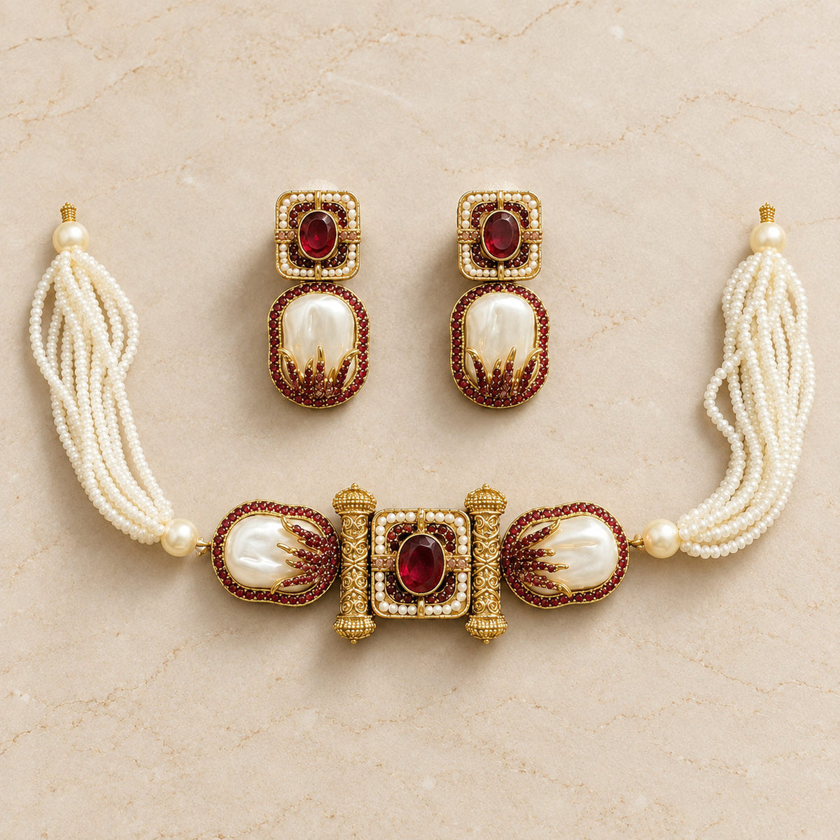 Zevar-e-Gul Choker Set