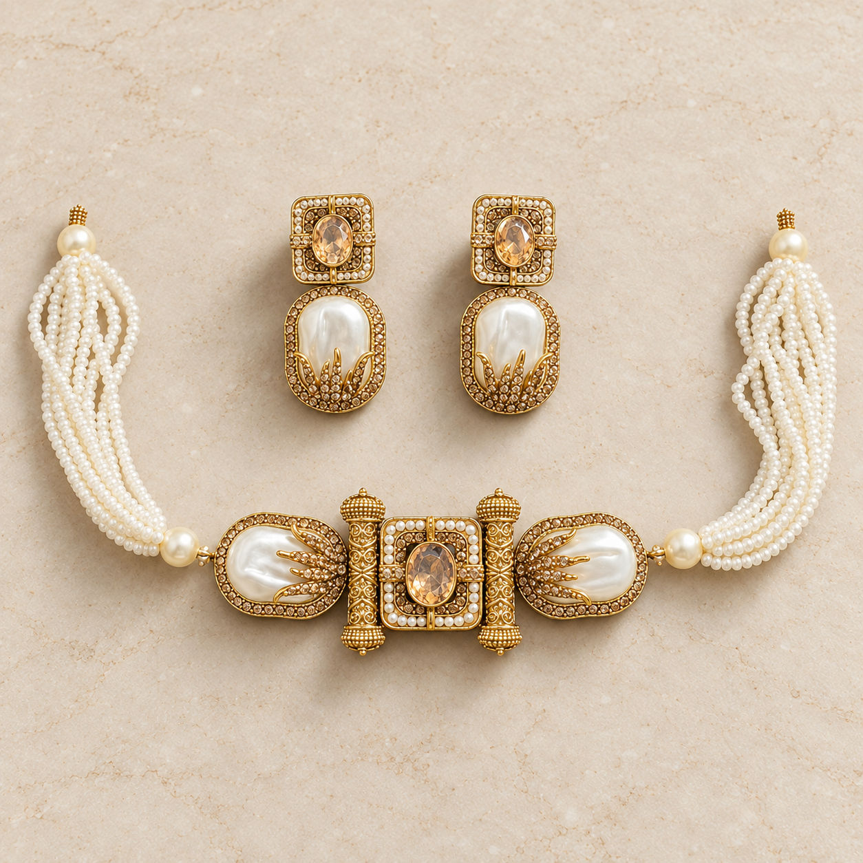 Zevar-e-Gul Choker Set