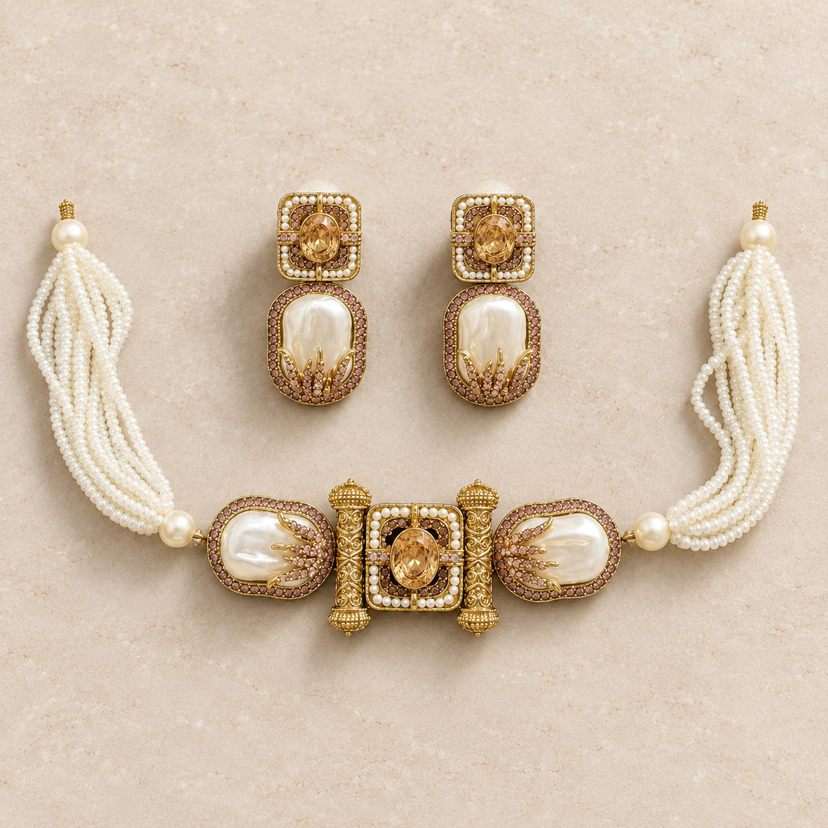 Zevar-e-Gul Choker Set
