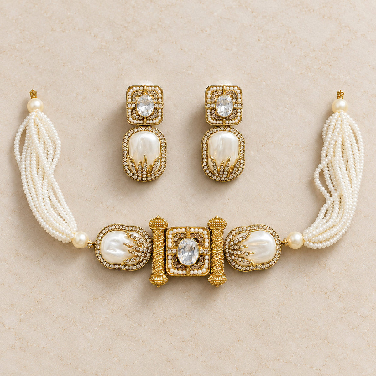 Zevar-e-Gul Choker Set