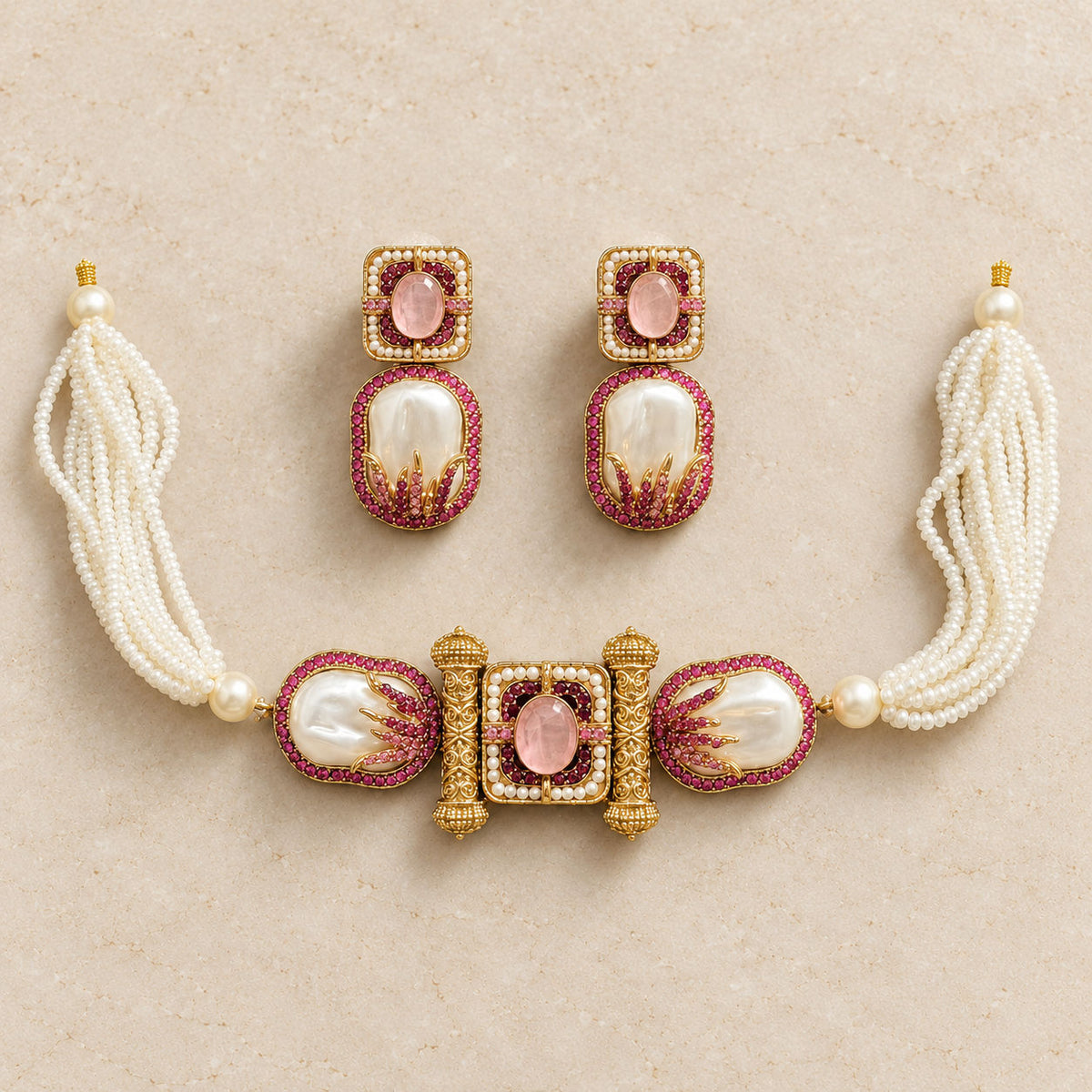 Zevar-e-Gul Choker Set